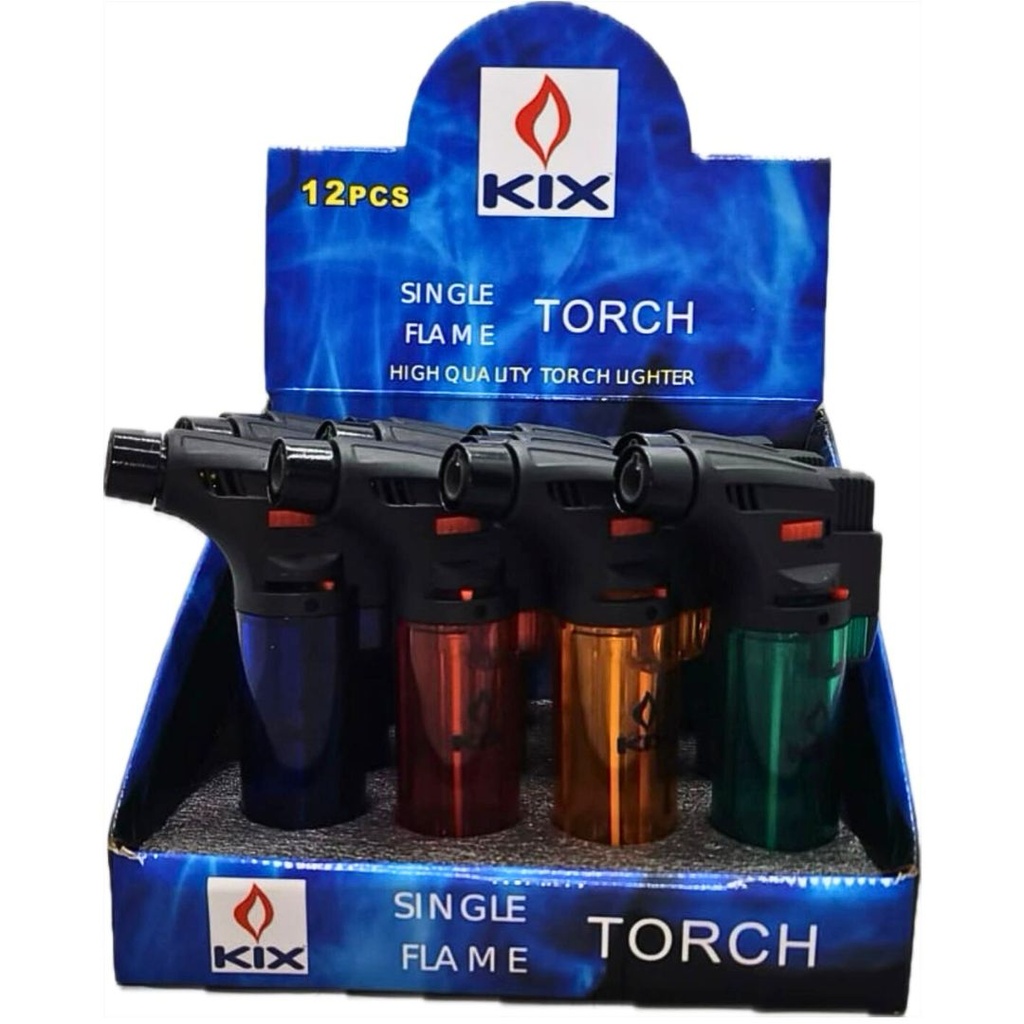 [Kix-850-S4TR] Torch Gun lighter 12ct / UN1057 # RF-850-S4 Transparent  (Kix Products)