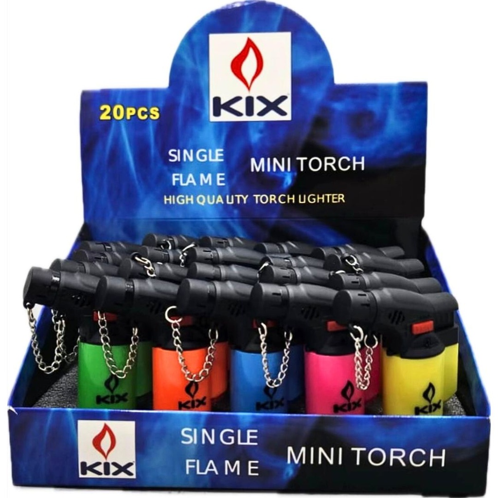 [Kix-851-S4] Torch Mini lighter Single Flame 20ct / UN1057 # RF-851-S4 (Kix Products)